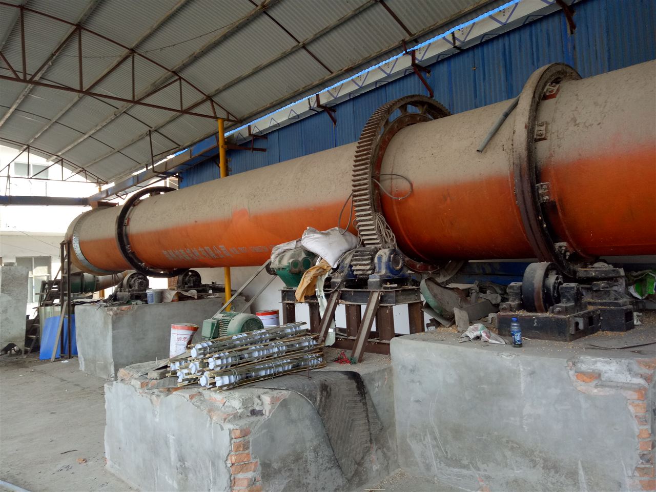 贵州毕节回转炉生产现场