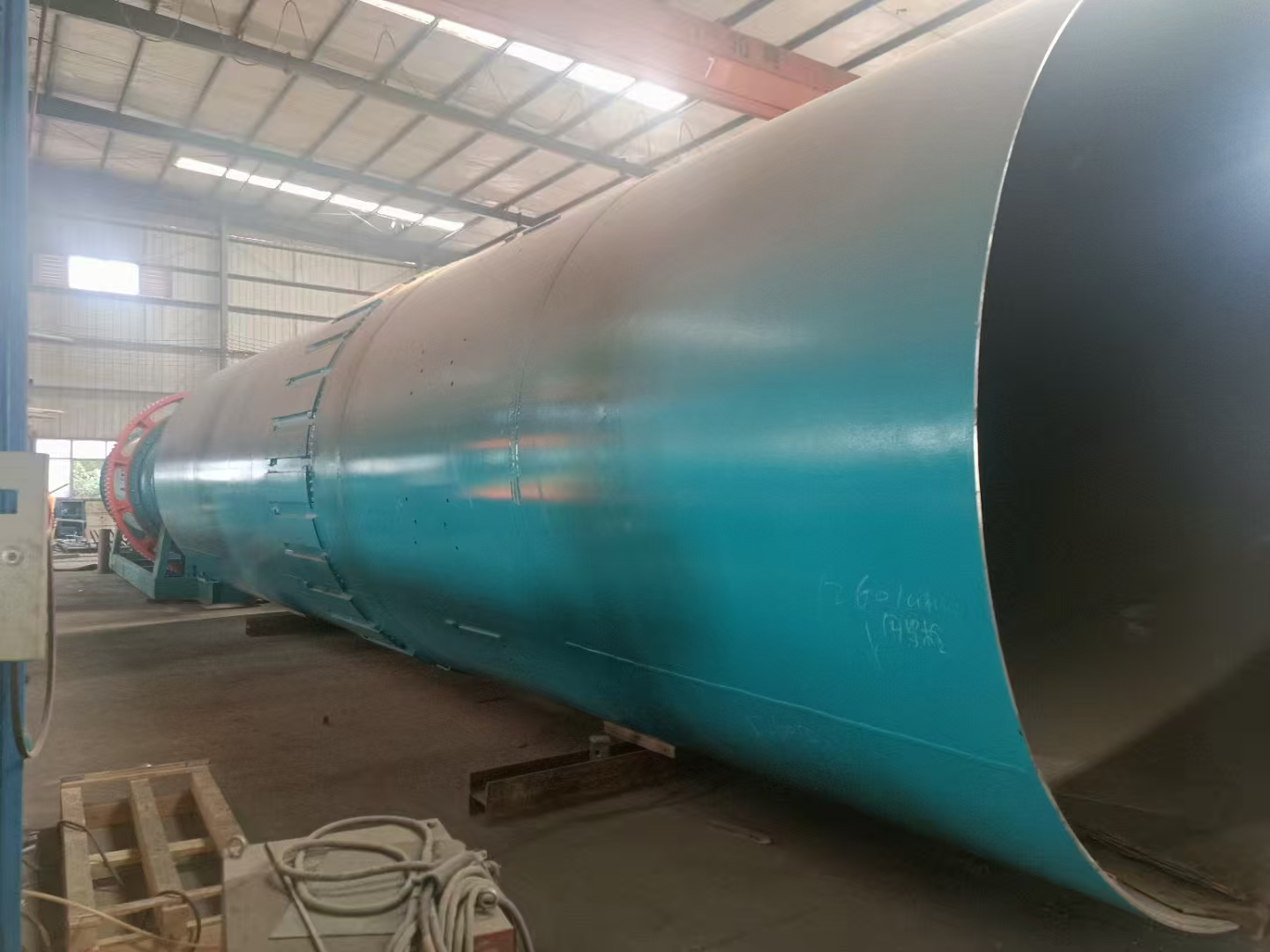 回转窑发货现场